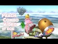 Peach Combo Video Tutorial (part 2/2) - Super Smash Bros 4 (Wii U)
