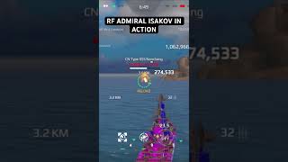 Rf Admiral Isakov In Action Insane Dps Modern Warships