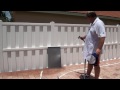 Griddle Master Video #1004 - 1st Cleaning with a Brillo pad