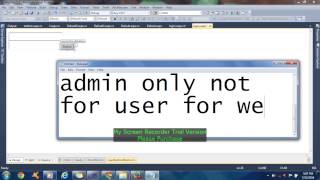 How To Create Admin Login In Asp C