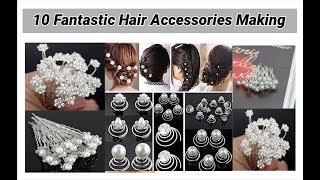 10 Fantastic Hair Accessories Making at home