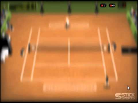 Dazzar vs Mats ビランデル Stickテニス 2nd Set
