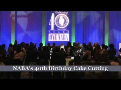 NABA, Inc 40th Birthday Cake