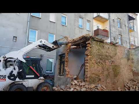 Bobcat ☆ skid steer ☆s250☆ JACK HAMMER WORK ☆ demolition