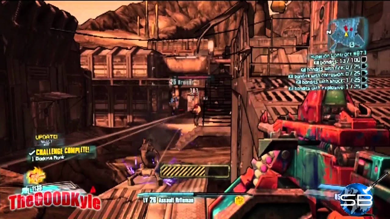 Borderlands 2 4 weapon slot quest
