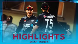 Highlights | West Indies v New Zealand | Spinners Star For Away Side | 2nd West Indies T20 Series