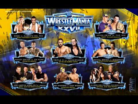 WWE WrestleMania 27 Theme Song (Arena Effect) with crowd