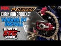 RK/Driven Racing Chain and Sprocket Kit Install from Sportbiketrackgear.com YouTube Video