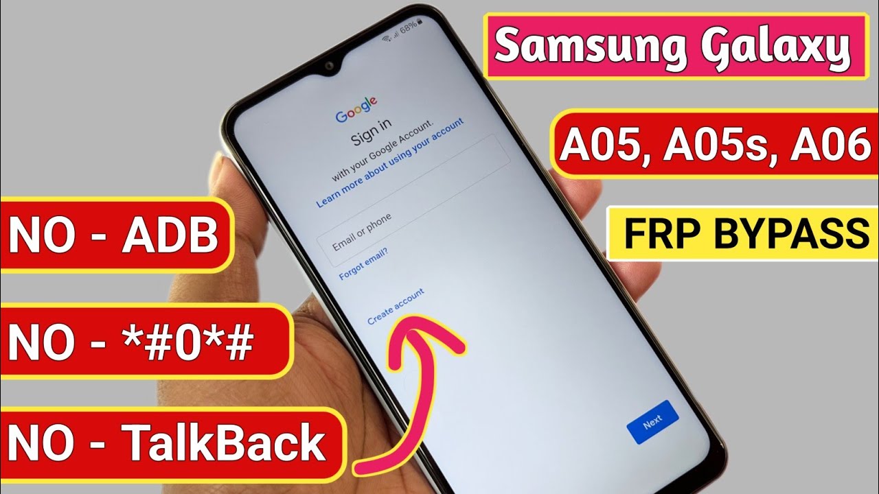 Without PC – Samsung A05, A05s, A06 FRP Bypass 2024 Without PC – Samsung A05, A05s, A06 FRP Bypass 2024