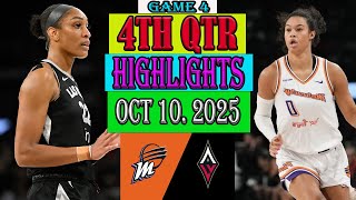 Phoenix Mercury Vs Las Vegas Aces 4Th Qtr Highlights Oct 10, 2O25 Womens Basketball 2025