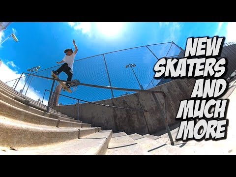 NEW SKATERS AND MUCH MORE !!! - A DAY WITH NKA -