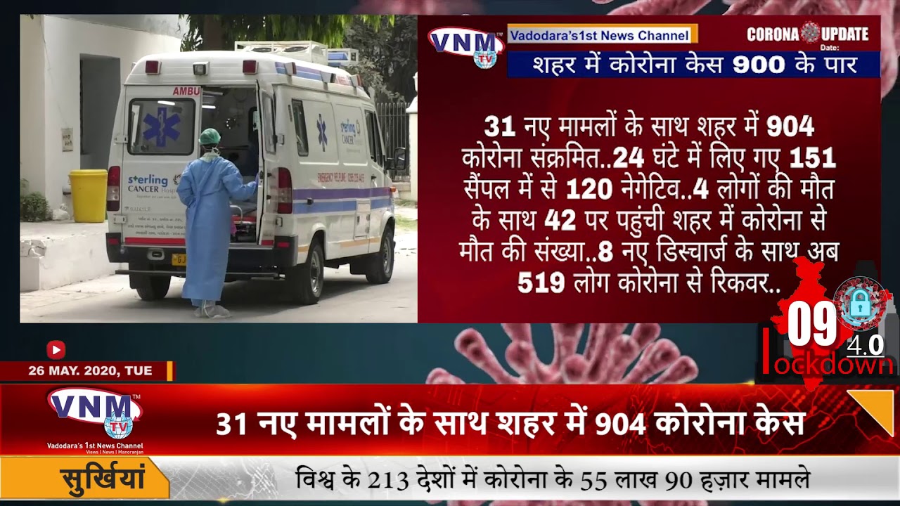 31 नए मामलों के साथ शहर में 904 कोरोना केस