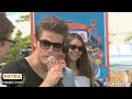 'Extra at Comic-Con': 'Vampire Diaries' Stars Ian and Nina Talk '50 Shades of Grey'