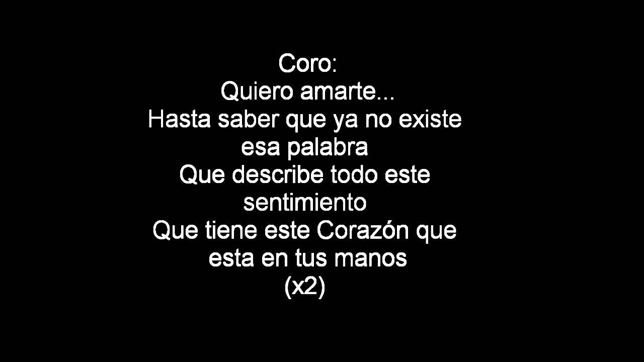 LETRA DE LA CANCION CONTIGO A LA letra de la cancion contigo a la: