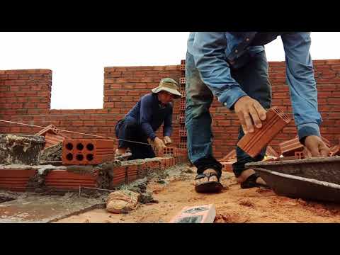 cách xây gạch sáu lỗ