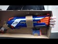 Review: Nerf Elite Rough Cut 2x4 Unboxing and Demo (2013)