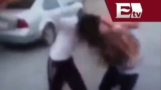 Video Madre Intenta Detener Pelea De Dos Niñas En Plena Calle Vianey Esquinca