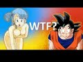 Goku no controla su cuerpo y casi ve a bulama desnuda - (dragon ball super)