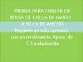 ensilaje en bolsa