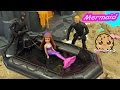 Water Boat - Trapped Mermaid Part 7 - Barbie Mini Doll Video ...