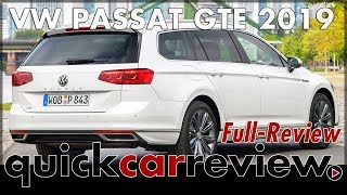 2019 Volkswagen VW Passat GTE Estate Test Drive Consumption Range Price Hybrid Review | English