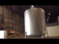Video Unused- Feldmeier Food Grade Holding Tank, 12,500 Gallon - stock # 48292002