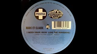 Watch Marc Et Claude I Need Your Lovin like The Sunshine video