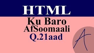 HTML: Noocyada laga dhigo Liiska Taxan, sida Alif-beeto, Xarfo Roman iwm- Cashar