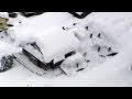 日本海側大雪、今庄駅周辺