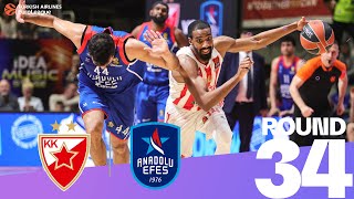 Zvezda rallies past Efes! | Round 34, Highlights | Turkish Airlines EuroLeague