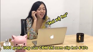 1001 phản ứng của cư dân mạng sau khi xem clip hot 4'47s | YAN News