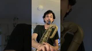 Trying to play ‘A Shade of Jade’ on sax and keyboard at the same time