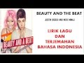 BEAUTY AND THE BEAT - JUSTIN BIEBER FT NICKI MINAJ (COVER)|LIRIK DAN TERJEMAHAN BAHASA INDONESIA