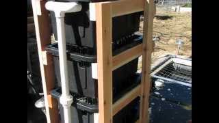 DIY Bakki shower for a koi pond
