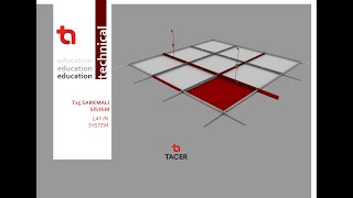 Lay In Suspended Ceiling System Metal Tacer