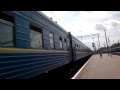 Видео ЧС4-175 с поездом прибывает на второй путь ст.Киев-Пасс