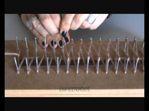 Watch Cómo hacer una bufanda con telar (scarf loom)