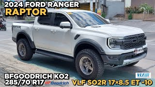 2024 Ford Ranger Raptor Vlf So2R Flowformed Wheels 17 Bfg Ko2 285X70 R17 Rnh Tire Supply