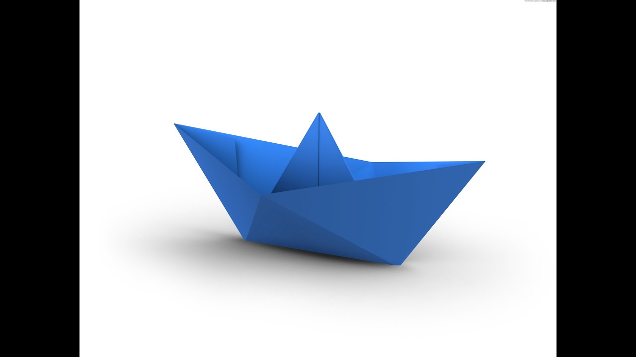 How To Make A Simple Origami Boat That Floats (HD) - YouTube