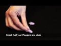 How to wear Pluggerz Uni fit earplugs