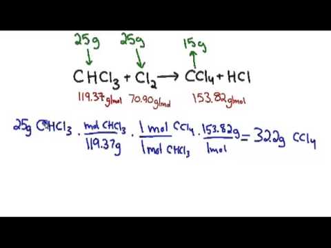 How to determine theoretical yield of a reaction