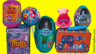Dreamworks Trolls Surprise Easter Egg Blind Bag Series 2 1 Chocolate Tin Box Poppy Branch Lollipop