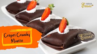 Crepes Crunchy Mousse Dadar Gulung Cokelat Ala Elmer Chocolate Tips Dadar Gulung Enak