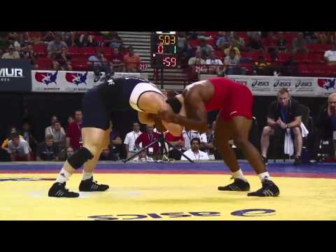 FS 74kg Finals Match 1 Jordan Burroughs vs Andrew Howe