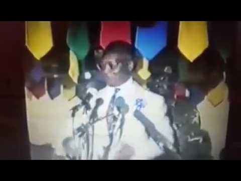 His excellence former president of the Gambia, Sir Dawda Jawara
