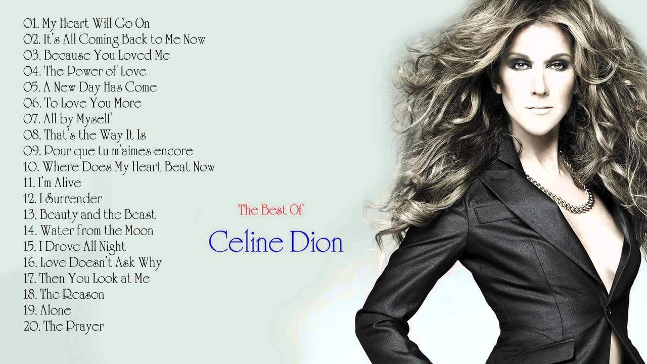 Black celine dion