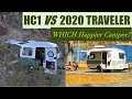 Happier Camper HC1 vs the new 2020 Traveler - which lightweight fiberglass travel trailer?