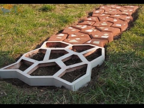 Форма для дорожек на даче укладка Форма для дорожек на даче укладка