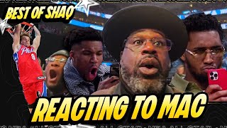 Shaq Reacts To Every Mac Mcclung Dunk Best Of Shaq Cam 2023