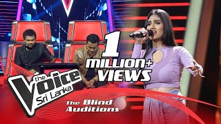 Woshika - Nangita Bandapu Mal Wiyanai  Blind Auditions| The Voice Sri Lanka